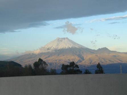 To the East: Cotopaxi, the volcano that lends its name to the province